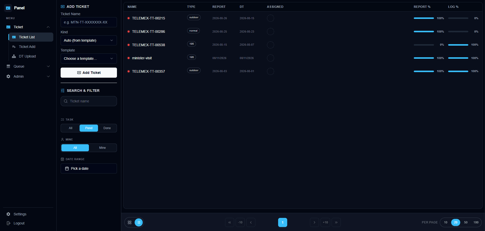 From raw drive-test logs to finished reports, in one platform.
